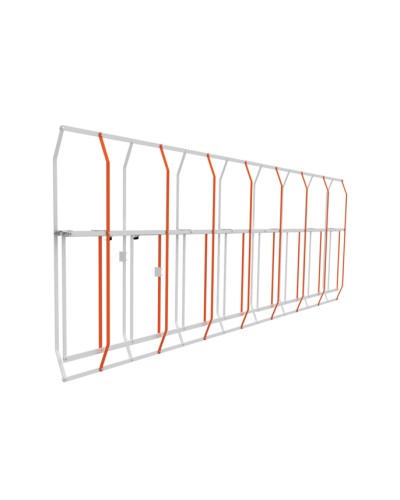 Шторка стрелы шлагбаумов GT высотой 1,3 м (модуль 1721 мм) Came 803XA-0350 в Благовещенске Запчасти для шлагбаумов и автоматики Pintop.ru