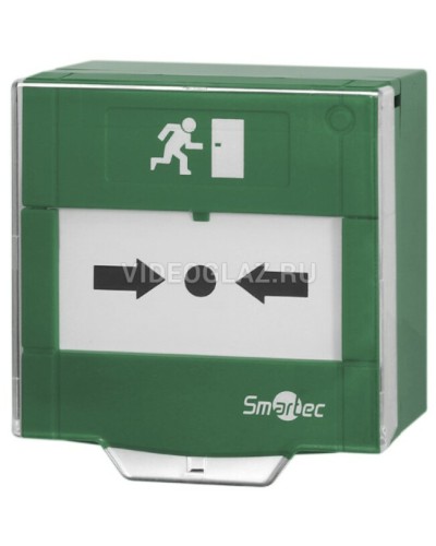 Устройство разблокировки двери с восстанавливаемой вставкой Smartec ST-ER105D-GN в Благовещенске Кнопки выхода Pintop.ru
