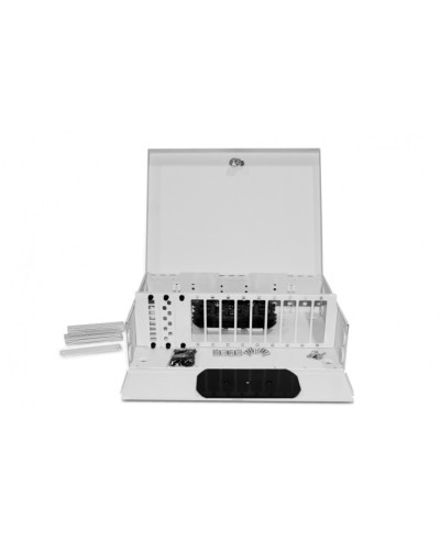 Бокс оптический Hyperline FO-WBX-12xSLT-W140H42-96UN-GY в Благовещенске Кросс оптический Pintop.ru