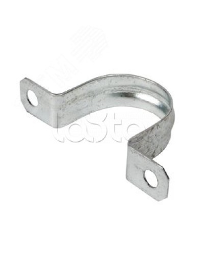 Скоба металл.двухлапковая d38-40мм IEK (CMAT11-38-100) в Благовещенске Держатели, клипсы, скобы Pintop.ru