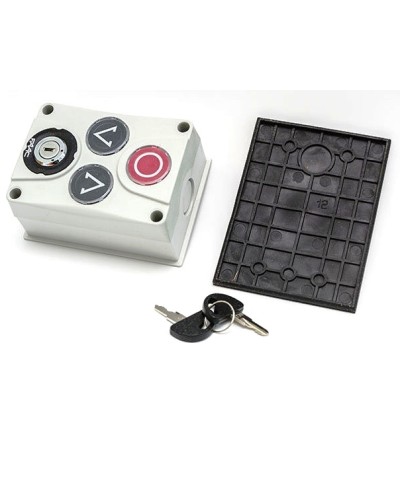 Панель управления 3х кнопочная с ключом Faac 402500 в Благовещенске Устройства радиоуправления для шлагбаумов и автоматики Pintop.ru
