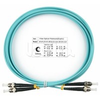 Патч-корд волоконно-оптический MM 50/125 duplex ST-ST LSZH (3 м) Cabeus FOP-50-ST-ST-3m