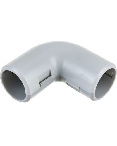 CI32G Угол 90 гр.(2част.), без галогена, для труб D32мм, белый (1уп = 10шт) Экопласт (41232-10HF-W) в Благовещенске Повороты, муфты, тройники Pintop.ru