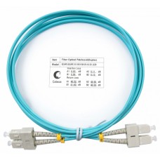 Шнур оптический duplex SC-SC 50/125 mm OM3 1,5м LSZH Cabeus FOP-50-SC-SC-1,5m