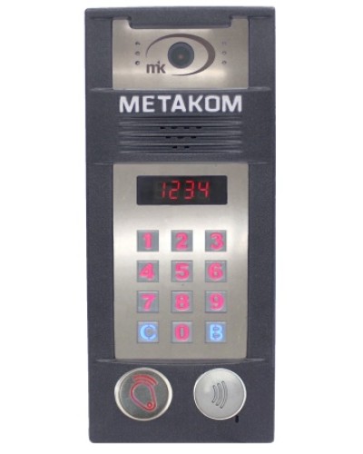 Многоабонентый антивандальный блок вызова со встроенной гибридной видеокамерой Метаком MК2018-RFMFСVH в Благовещенске Блоки вызова многоабонентные Pintop.ru