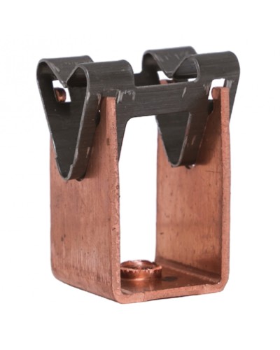 Держатель токоотвода металлический 35мм, L=20мм, Ni/Сu EKF PROxima (lp-d2115-20-cu) в Благовещенске Электротехническое оборудование Pintop.ru