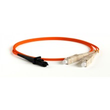 Патч-корд волоконно-оптический Hyperline FC-D2-62-MTRJM/PR-MTRJM/PR-H-2M-LSZH-OR