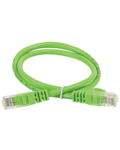 ITK Коммутационный шнур (патч-корд), кат.5Е UTP, 2м, зеленый (PC02-C5EU-2M) в Благовещенске Патч-корды и пигтейлы Pintop.ru