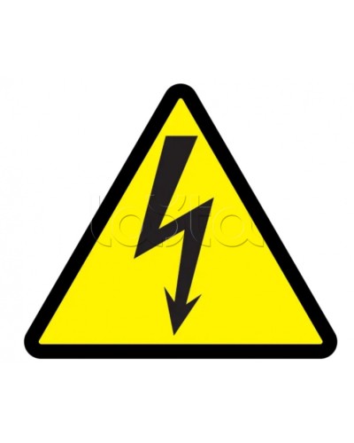 Самоклеящаяся этикетка: 100x100x100, символ Молния IEK (YPC30-MOLNI-4-096) в Благовещенске Дополнительное оборудование для ОПС Pintop.ru