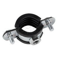 Хомут стальной 3/4" (25-29 мм), с уплотнителем EKF (hsu1034)