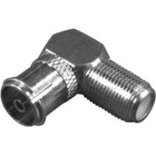 Переходник гнездо F - гнездо TV угловой (50шт/уп) REXANT 05-4312