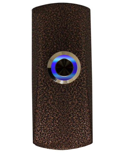 Накладная кнопка выхода с подсветкой Tantos TS-CLICK light (медный антик) в Благовещенске Кнопки выхода Pintop.ru