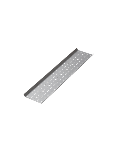 Дно лестничного лотка перфорированное 800х1,0 L2500 мм HD85 КМ-профиль (DLLP800-1.0-2500 HD85) в Благовещенске Кабельные лотки Pintop.ru