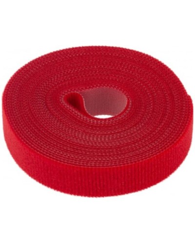 Лента-липучка многоразовая 5 м х 20мм, красная (1 шт/уп) REXANT 07-7524 в Благовещенске Монтажные материалы Pintop.ru