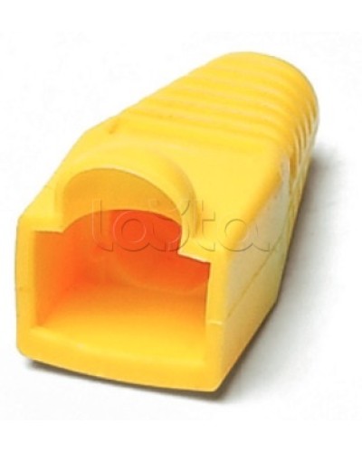 Колпачок изолирующий для разъемов RJ-45 желтый (10шт.) Hyperline BOOT-YL-10 в Благовещенске Коннекторы Pintop.ru