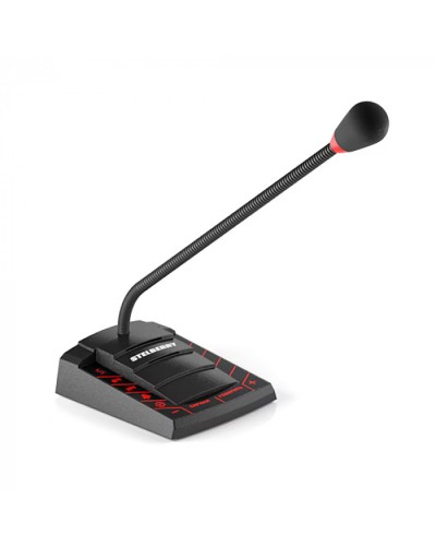 Пульт громкого оповещения STELBERRY F-701 в Благовещенске Микрофонные консоли и микрофоны Pintop.ru