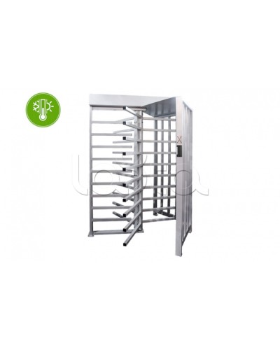 Турникет полноростовой с подогревом 3V RUBEZH STRAZH Model X УХЛ 2.1 WEB MF (T-1000) в Благовещенске Турникеты Pintop.ru