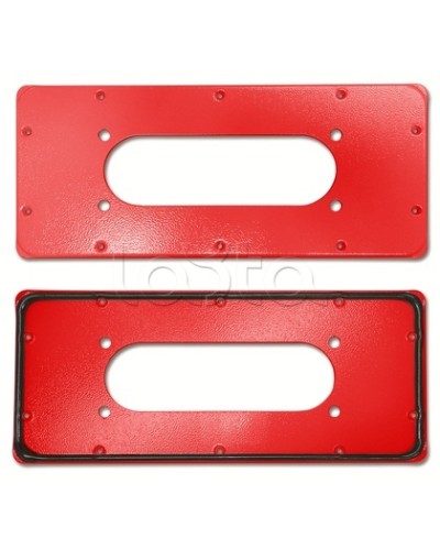 Фланец красный для ST с перф. Тип 3 DKC R5FPST01-RAL3000 в Благовещенске Аксессуары для стоек и шкафов Pintop.ru