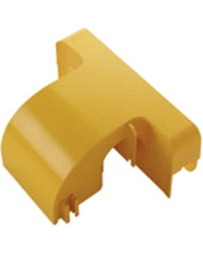 Спуск кабельный под лоток 120 мм с крышкой, желтый LANMASTER LAN-OT120-OB в Благовещенске Аксессуары для кабель-канала Pintop.ru