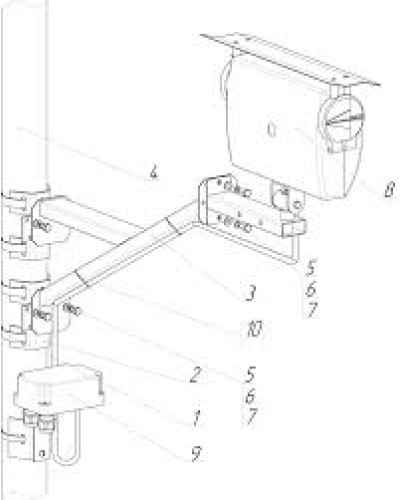 Комплект консоли ЮМИРС КМЧ-2 в Благовещенске Аксессуары для средств охраны периметра Pintop.ru