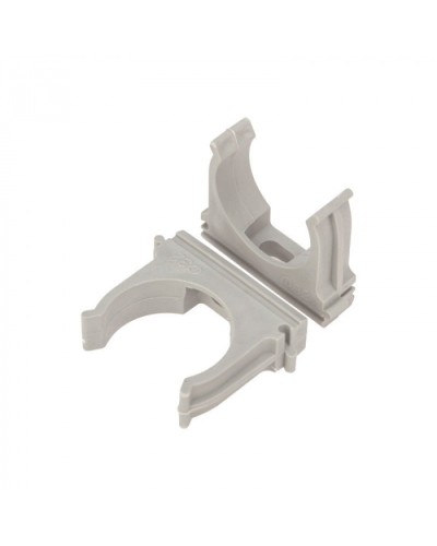 Крепеж-клипса для труб д.20мм, цвет серый Cabeus (CF20-GY) в Благовещенске Держатели, клипсы, скобы Pintop.ru