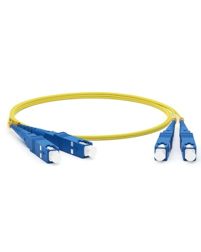 Патч-корд оптический соединительный (SM), 9/125 (OS2), SC/UPC-SC/UPC, (Duplex), LSZH, 1м 50-2011 в Благовещенске Патч-корды оптические Pintop.ru
