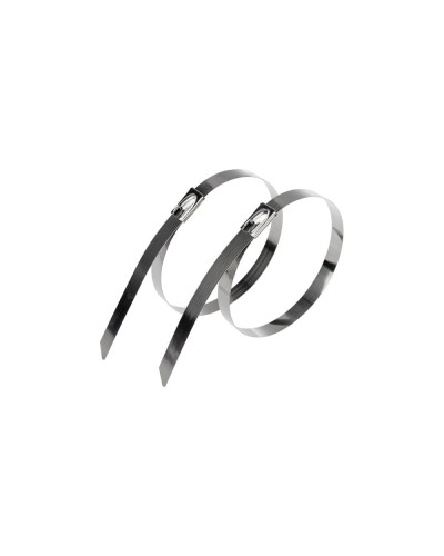 Стяжка кабельная стальная (304) 400x4,6мм (50 шт/уп) REXANT (07-0408) в Благовещенске Стяжки-хомуты Pintop.ru