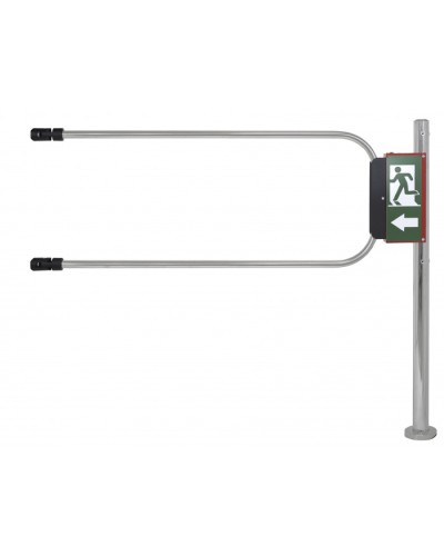Smartec ST-GR012EC-CR - Калитка аварийного выхода с электромагнитом, хромированная, в комплекте стойка 1000 х D50 мм и створка 1200 х D25 мм. в Благовещенске Калитки Pintop.ru