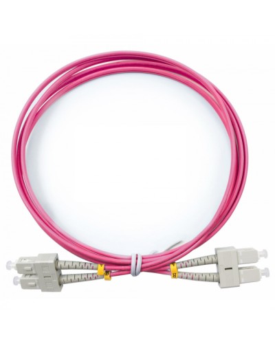 Шнур оптический duplex SC-SC 50/125 mm OM4 2м LSZH Cabeus FOP-50-OM4-SC-SC-2m в Благовещенске Патч-корды оптические Pintop.ru