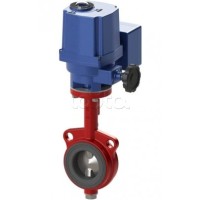 Затвор дисковый с электроприводом Спецавтоматика Затвор дисковый с электроприводом Зт 100/1,6(Э220М)-Ф.УЗ.1-"АН-100"