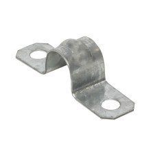 Скоба металлическая двухлапковая d16-17 мм (10 шт) EKF PROxima (sm-2-16-17-r)