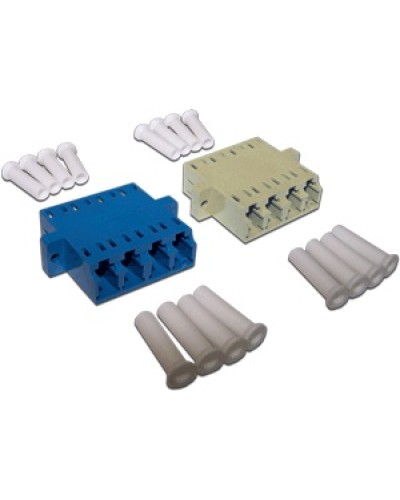 Адаптер оптический LC, MM, корпус SC дуплекс, квадро LANMASTER LAN-4LC/S-AM-MM в Благовещенске Коннекторы Pintop.ru