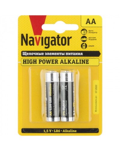 Элемент питания Navigator 94 752 NBT-NE-LR6-BP2 в Благовещенске Электротехническое оборудование Pintop.ru