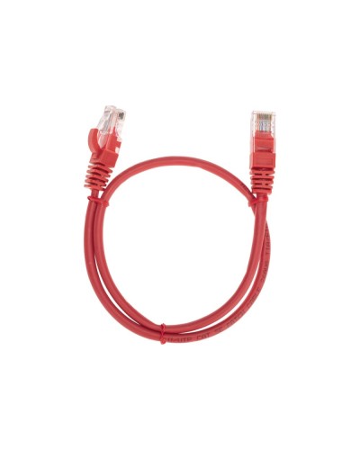 Патч-корд U/UTP, CAT 5e, RJ45-RJ45, 26AWG, LSZH, красный, 0,5м REXANT 02-0103-05 в Благовещенске Патчкорды (медные) Pintop.ru