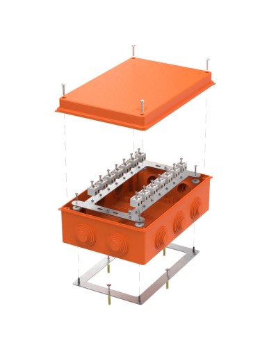 Коробка огнест. для о/п 40-0330-FR2.5-28 Е15-Е120 RAL2004 260х175х90 (7 шт/кор) Промрукав (40-0330-FR2.5-28) в Благовещенске Распределительные коробки Pintop.ru