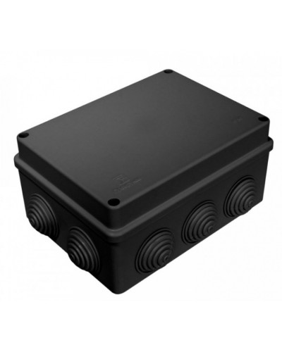 Коробка распределительная для о/п безгалогенная (HF) черная 150х110х70 (28шт/кор) Промрукав (40-0310-9005) в Благовещенске Распределительные коробки Pintop.ru