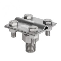 Зажим прута на штыре, пластина d(56x56)мм Ni EKF PROxima (lp-g6606-e1302-ni)