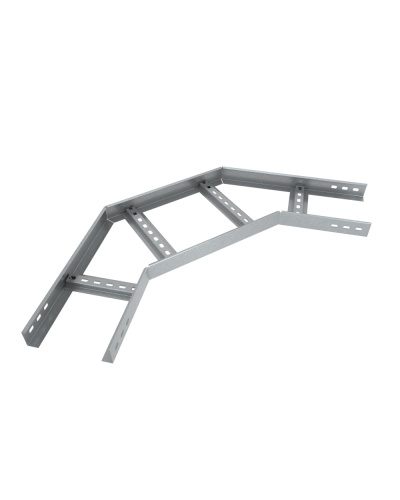 Угол лестничный горизонтальный 90 гр. 100х200х1,5 мм HD КМ-Профиль (LGL90-100-200-1.5 HD) в Благовещенске Аксессуары для лотков Pintop.ru