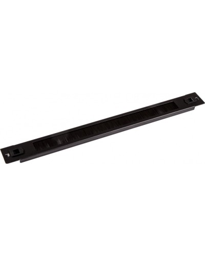 Панель 19 с щеточным вводом 1U, быстросъемная, черная LANMASTER LAN-DC-TLBRP-1U в Благовещенске Аксессуары для стоек и шкафов Pintop.ru