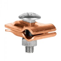 Зажим прута универсальный малый (пластина 30x30мм) Cu EKF PROxima (lp-51510-cu)