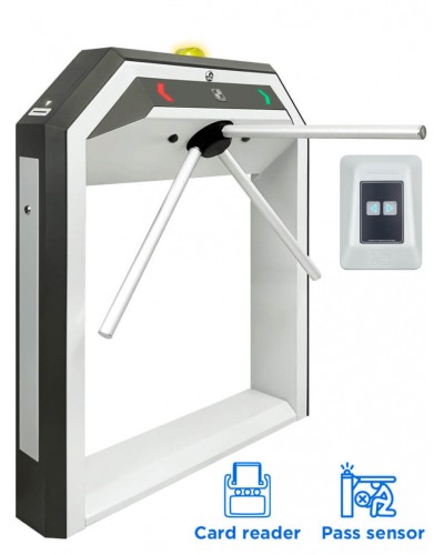 CARDDEX Комплект тумбового турникета со встроенным картоприемником STR-03KEC в Благовещенске Турникеты Pintop.ru