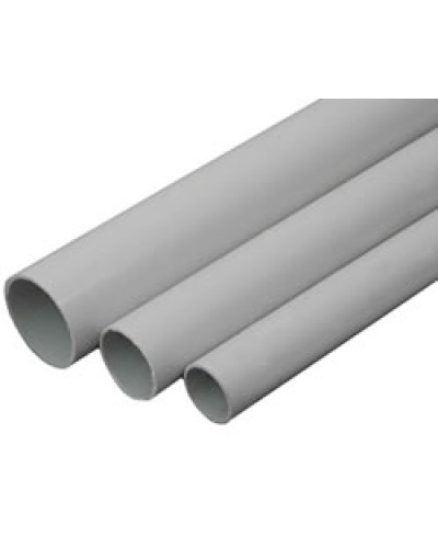 Труба HF FR гладкая тяжелая, серый, 20мм (3м) Экопласт 23020HFR-3 в Благовещенске Гладкая труба Pintop.ru