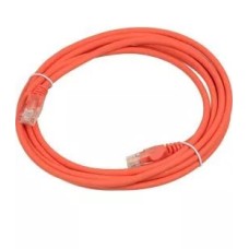 Патч-корд RJ45 - RJ45, 4 пары, UTP, категория 5е, 1 м, оранжевый, LSZH LANMASTER LAN-PC45/U5E-1.0-OR