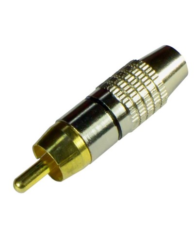 РАЗЪЕМ TS RCA штекер под винт, металл Tantos в Благовещенске Коннекторы Pintop.ru