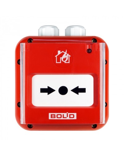 Извещатель пожарный ручной адресный Болид ИПР 513-3АМ исп.01 IP67 в Благовещенске Охранно-пожарное оборудование Pintop.ru