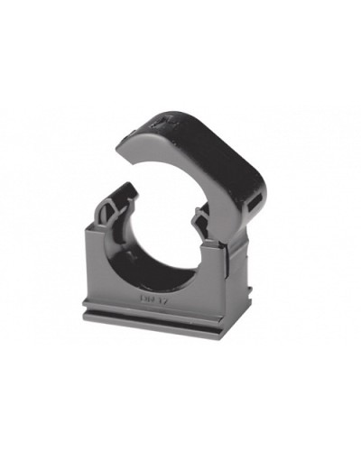 Держатель с крышкой DN 10 мм, полиамид, цвет чёрный DKC PASW10N в Благовещенске Держатели, клипсы, скобы Pintop.ru