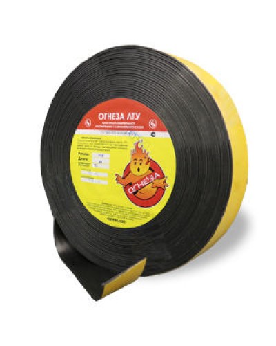 Лента термоуплотнительная Огнеза ОГНЕЗА-ЛТУ 2*50 мм., рулон 25 пог.м. в Благовещенске Дополнительное оборудование пожаротушения Pintop.ru