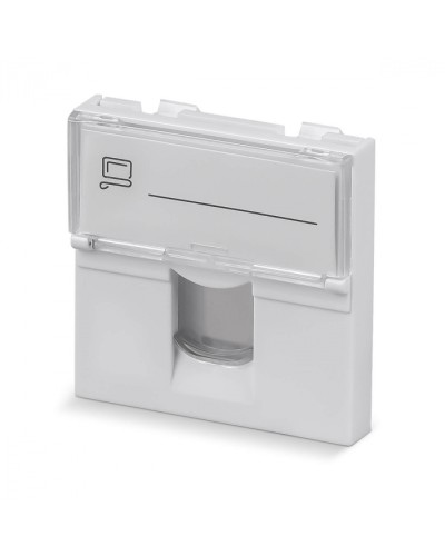 Вставка 45x45 (Mosaic) для 1 модуля формата Keystone Jack (арт.078604) Cabeus (FP-L-45-1M) в Благовещенске Модули Keystone Pintop.ru