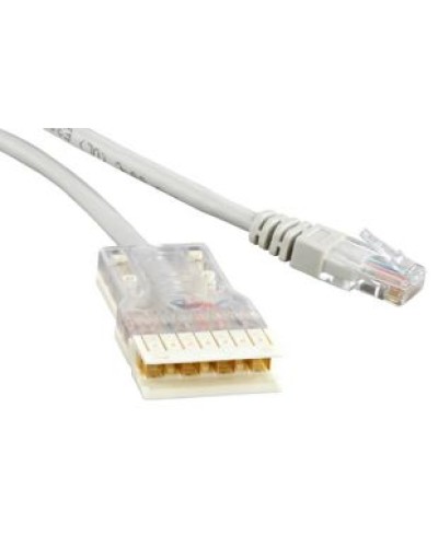 Патч-корд 110 тип-RJ45, 1 пара (1 м) Hyperline PC-110-RJ45-1P-CX-1M-LSZH-GY в Благовещенске Патчкорды (медные) Pintop.ru