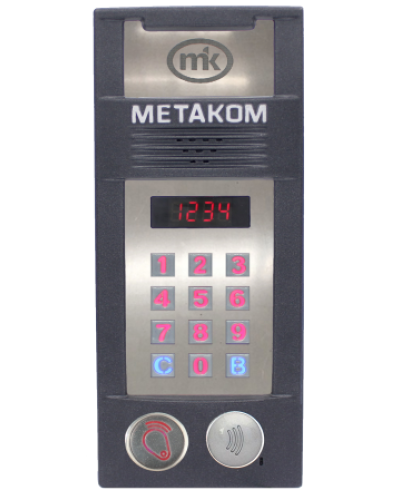 Многоабонентый антивандальный блок вызова Метаком MК2018-RFMFС в Благовещенске Блоки вызова многоабонентные Pintop.ru